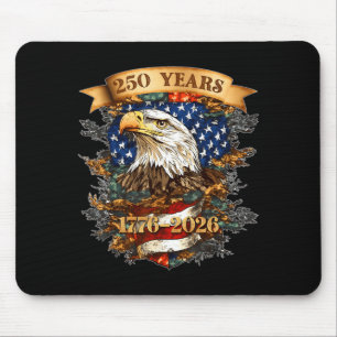 250 American Years 1776 2026 250th Birthday USA Mouse Pad