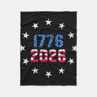 250 Anniversary Pocket Usa 250th American Flag 250 Fleece Blanket