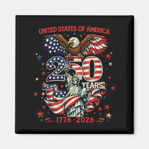 250 Anniversary USA 1776-2026 250th Independence Magnet