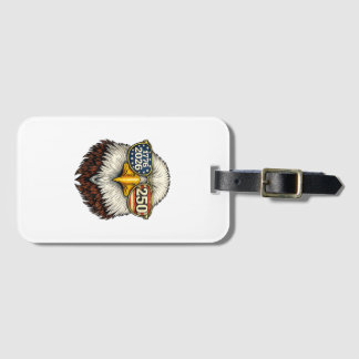 250 Anniversary USA 1776-2026 Patriotic Bald Eagle Luggage Tag