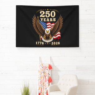 250 Anniversary USA 250 Years 1776-2026 Banner