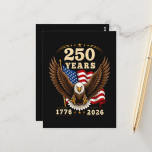 250 Anniversary USA 250 Years 1776-2026 Postcard