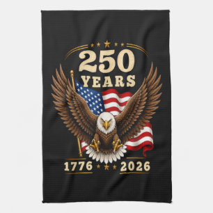 250 Anniversary USA 250 Years 1776-2026 Tea Towel