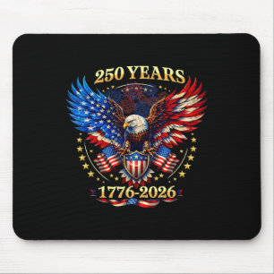 250 Anniversary Usa 250th Years 4th July Independe Mouse Pad