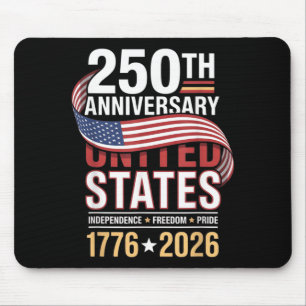 250 Anniversary Usa 4th Of July Patriotic 250 Mouse Pad