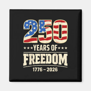 250 Anniversary Usa 4th Of July Patriotic 250 Year Magnet