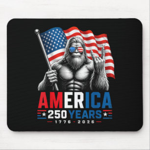 250 Anniversary Usa Bigfoot Aamerica 250 Years 4th Mouse Pad