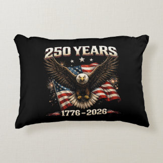 250 Anniversary USA Patriotic Eagle 250th Independ Decorative Cushion