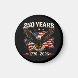 250 Anniversary USA Patriotic Eagle 250th Independ Magnet