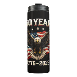 250 Anniversary USA Patriotic Eagle 250th Independ Thermal Tumbler