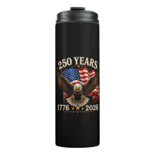 250 Anniversary USA Patriotic Eagle 250th Thermal Tumbler