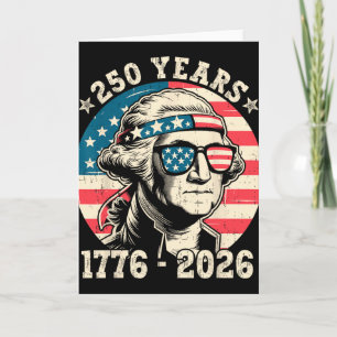 250 Anniversary Usa Patriotic Flag 250th 4th Of Ju Card