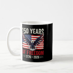 250 Anniversary Usa Patriotic Flag 250th 4th Of Ju Coffee Mug