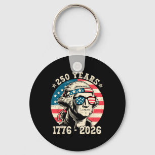250 Anniversary Usa Patriotic Flag 250th 4th Of Ju Key Ring
