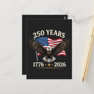 250 Anniversary USA Postcard