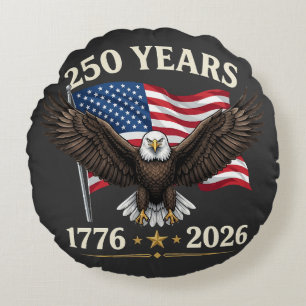 250 Anniversary USA Round Cushion