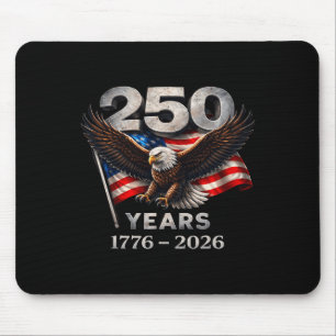 250 Anniversary Usa Shirt Eagle American Flag 250t Mouse Pad