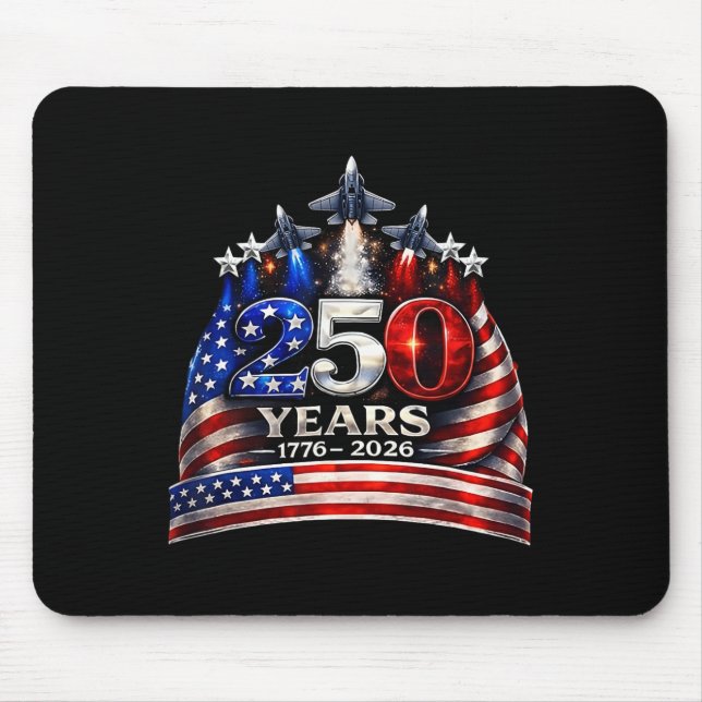 250 Anniversary Usa Shirt Patriotic July 4th Ameri Mouse Pad (Front)