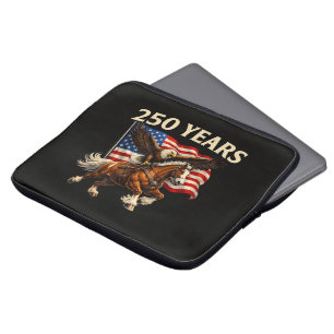 250 Anniversary USA Western Horse Eagle Laptop Sleeve