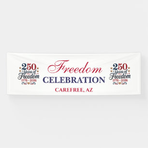 250 Freedom Americana Party Banner