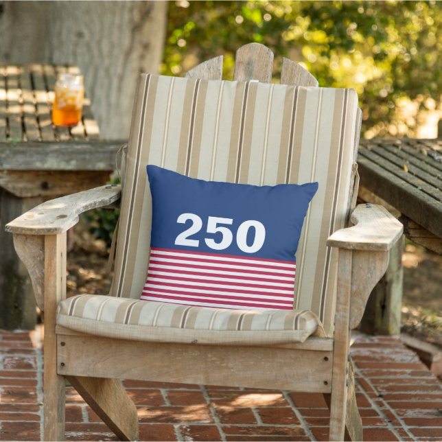 250 Red White and Blue USA Anniversary Cushion (Chair)
