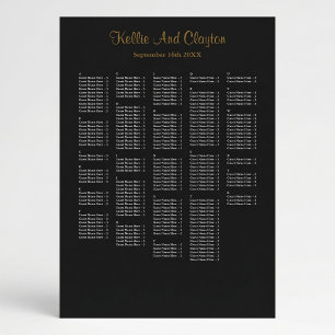 250+ Simple Wedding Seating Chart
