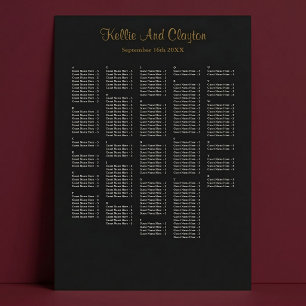 250+ Simple Wedding Seating Chart
