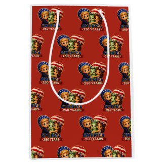 250 USA Celebration Semiquincentennial 1776 Medium Gift Bag