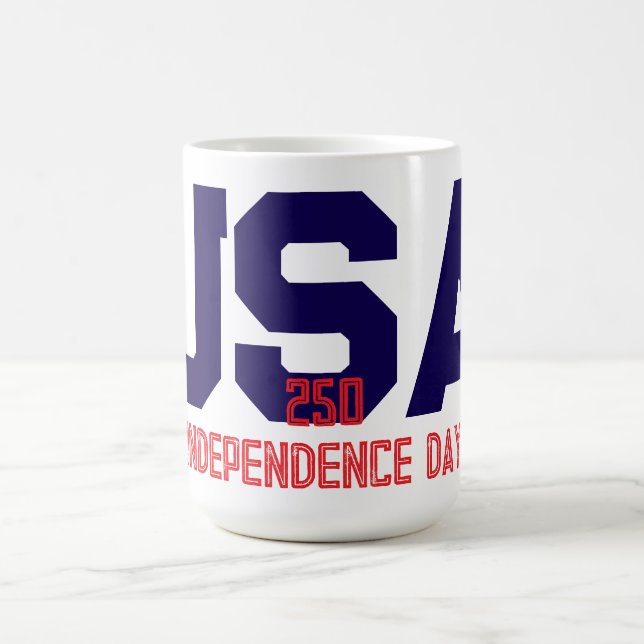 250 USA  Independence Day Coffee Mug (Center)