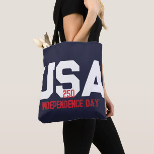 250 USA Independence Day Tote Bag