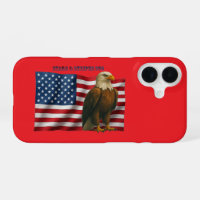 250 Year American Flag with a Bald Eagle URM