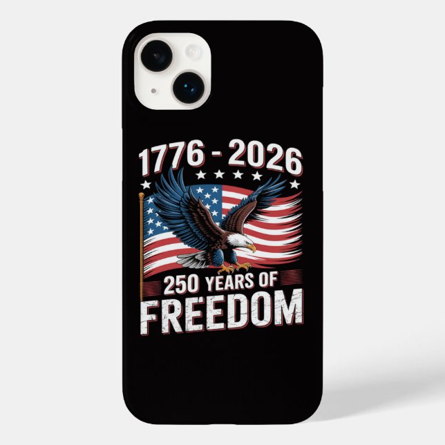 250 Years 1776 2026 250th 4th July Case-Mate iPhone Case (Back)