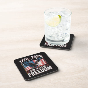 250 Years 1776 2026 250th 4th July Coaster