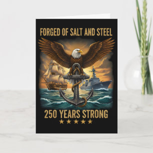 250 Years 1776-2026 250th Birthday Eagle Patriotic Card