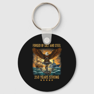250 Years 1776-2026 250th Birthday Eagle Patriotic Key Ring