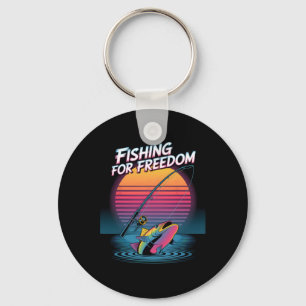 250 Years 1776-2026 250th Birthday Fishing _2 Key Ring