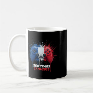 250 Years 1776-2026 250th Birthday Gaming Gamer Vi Coffee Mug