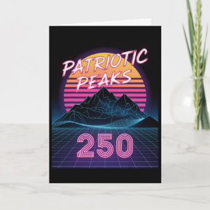 250 Years 1776-2026 250th Birthday Hiking _1 Card