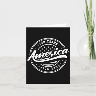 250 Years 1776 2026 250th Illustration Card