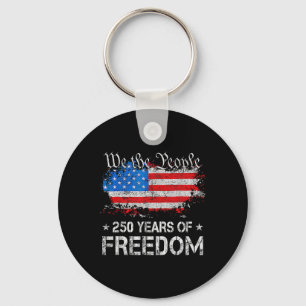 250 Years 1776 2026 250th Vintage 4th July America Key Ring