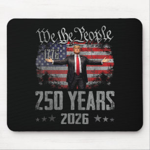 250 Years 1776-2026 250th Vintage Trump American 4 Mouse Pad