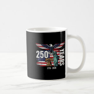 250 Years 1776 2026 America 4th of July Eagle Coffee Mug