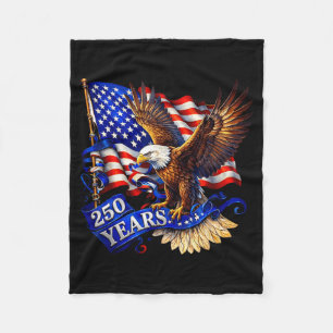 250 years 1776 2026 birthday usa for men women 4th fleece blanket