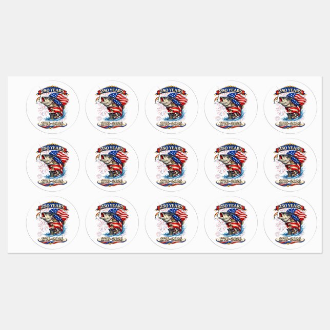 250 Years 1776-2026 Trout Fishing  (Sheet)