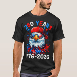 250 Years 250th Anniversary Eagle 4th of July Boys T-Shirt