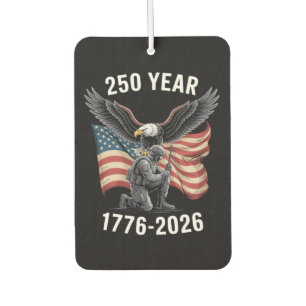 250 Years 250th Anniversary USA 4th July Car Air Freshener