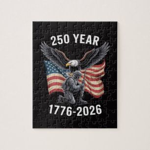 250 Years 250th Anniversary USA 4th July Jigsaw Puzzle