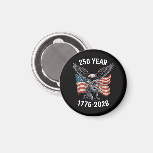 250 Years 250th Anniversary USA 4th July  Magnet