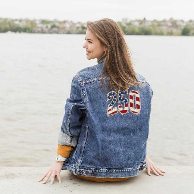 250 years 4th of July Independence Day Denim Jacket (Creator Uploaded)