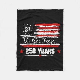 250 Years Aamerican Anniversary 1776 2026 250th Fleece Blanket